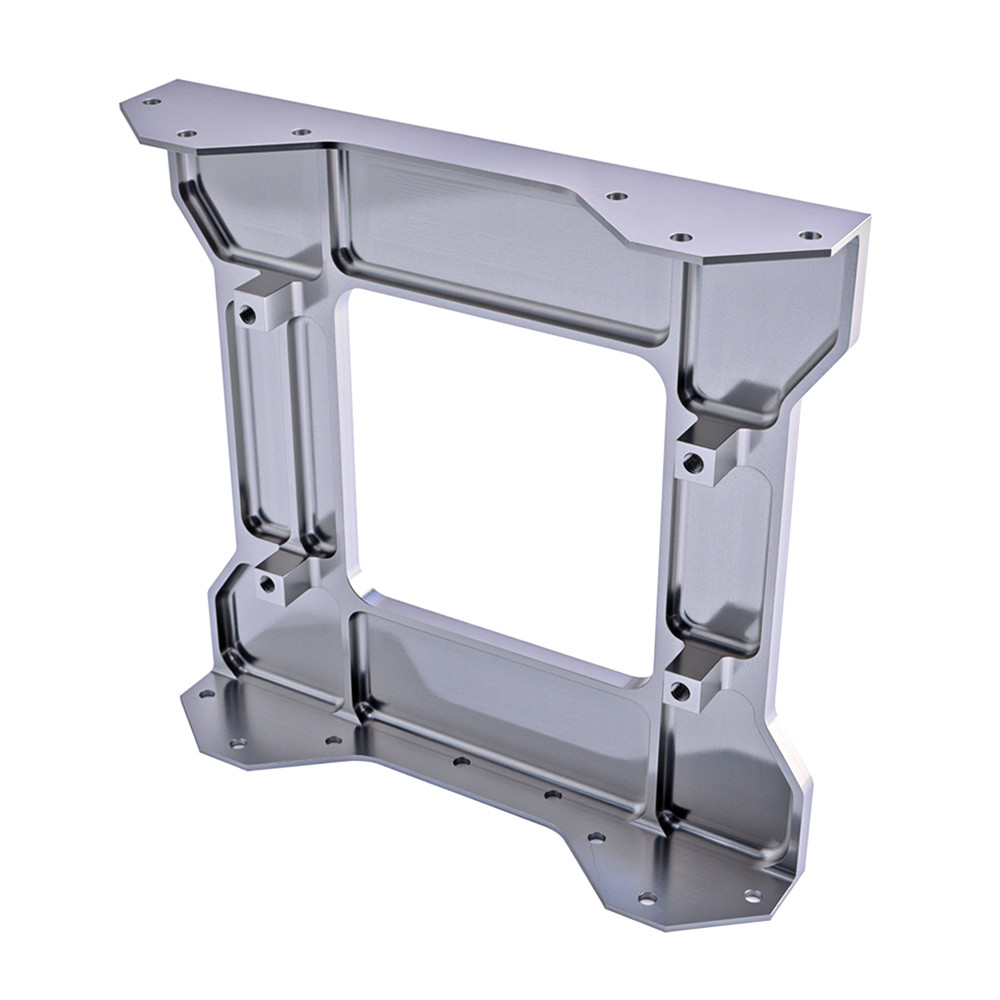 Aluminum Alloy CNC Milling Parts High Precision CNC Machining Aerospace Structural Parts Aluminum Bracket