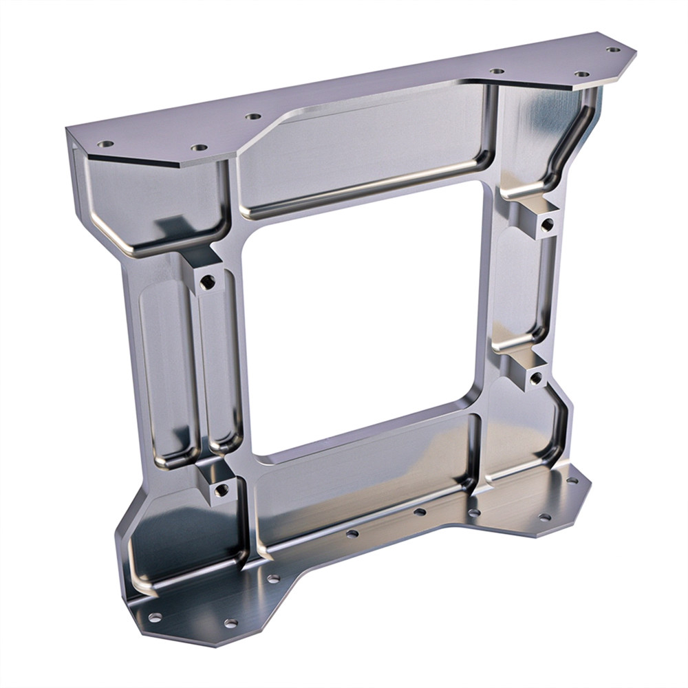 Aluminum Alloy CNC Milling Parts High Precision CNC Machining Aerospace Structural Parts Aluminum Bracket