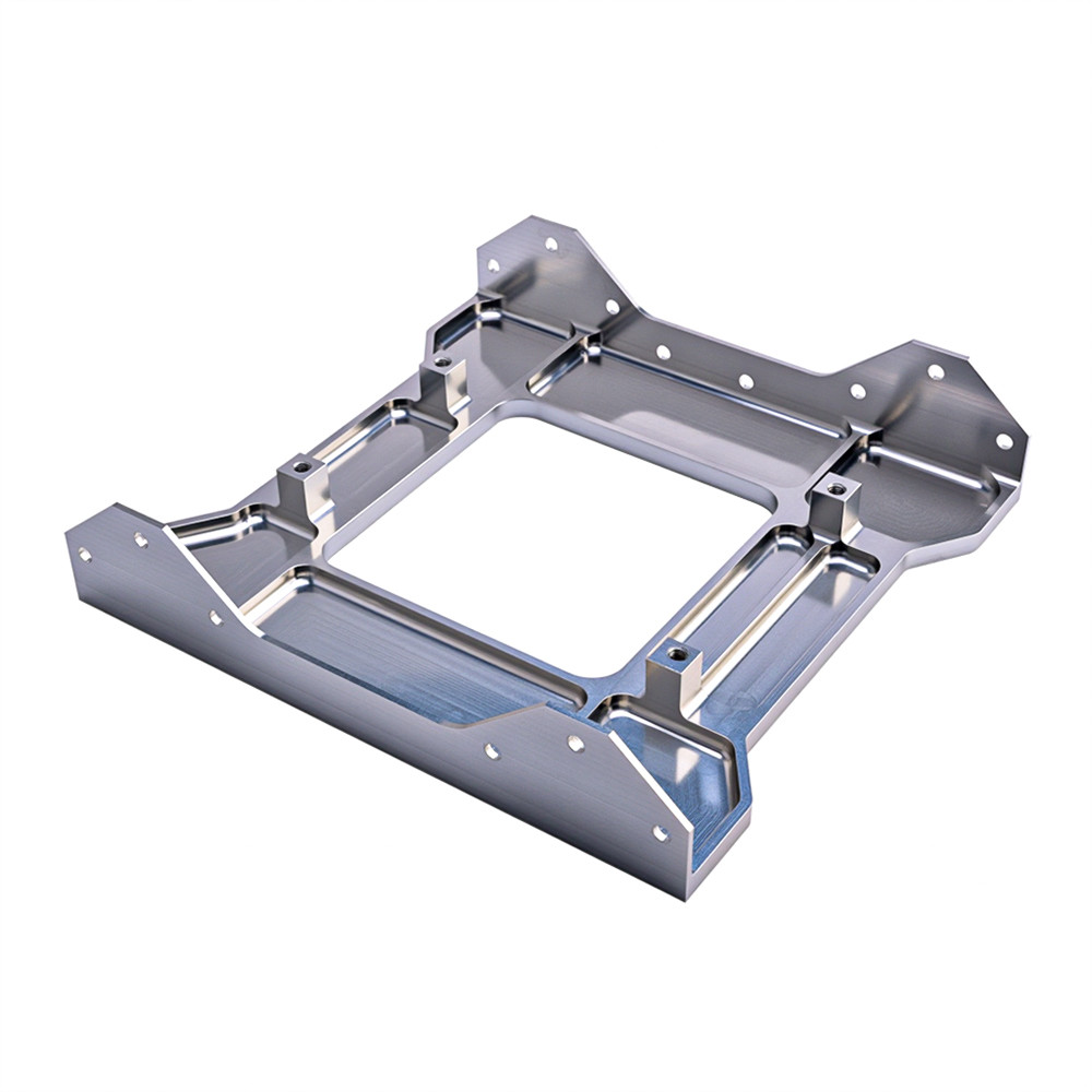 Aluminum Alloy CNC Milling Parts High Precision CNC Machining Aerospace Structural Parts Aluminum Bracket