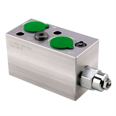 Excavator হাইড্রোলিক Manifold পাউডার লেপ Anodized সূর্য হাইড্রোলিক কার্তুজ ভালভ