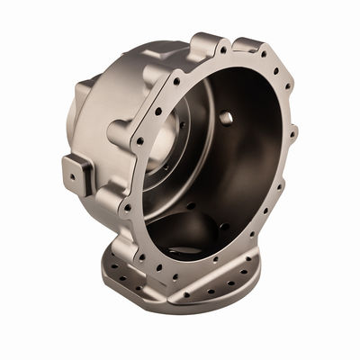 স্টেইনলেস স্টীল উপাদান ক্ষমতা এবং 3/4/5 অক্ষ কেন্দ্র যন্ত্রপাতি সঙ্গে Anodized পৃষ্ঠ ইঞ্জিন কেসিং সিএনসি ফ্রিজিং সেবা